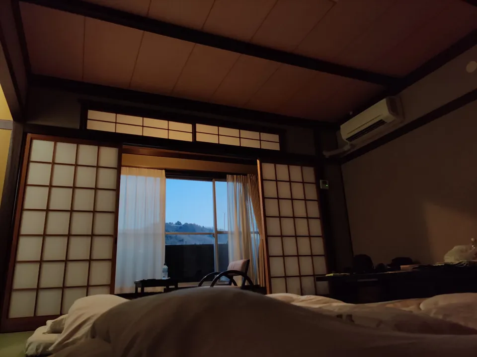 Sleeping on tatami